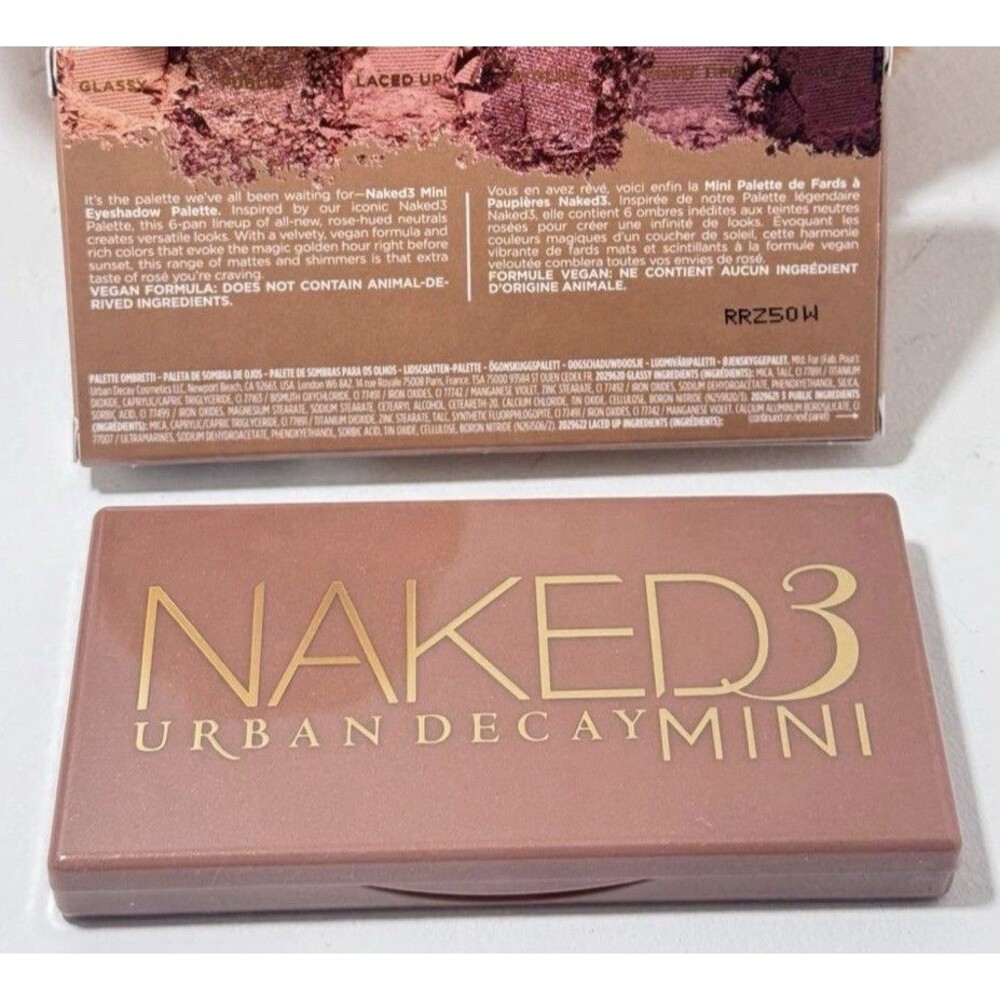 NAKED 3 Urban Decay Mini Eyeshadow Palette 6x1g/0.035oz. New In Box - Picture 2 of 3